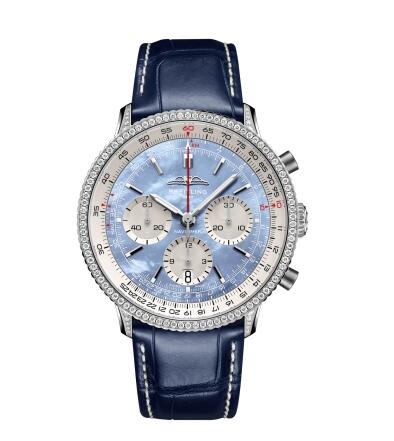 Review Breitling Navitimer B01 Chronograph 41 Replica watch AB01396A1C1P1